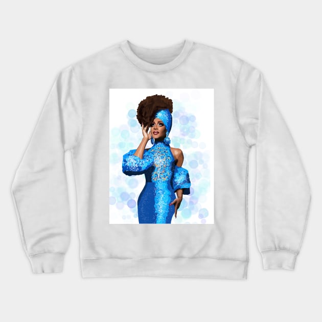 Jaida in High Def Crewneck Sweatshirt by MamaODea